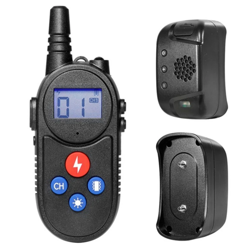 3280 Ft Дистанционное Ошейник тренажер звуковой сигнал/вибрация/Электрический