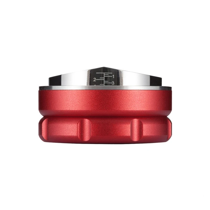 

58/58.5mm Barista Powder Coffee Espresso Latte Coffee Tamper Distributor Leveler Tool Three edge Slopes Kitchen Accessories