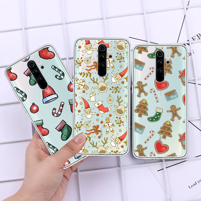 Рождественский милый Банни панда чехол для Xiaomi Redmi 9 9A Note 8 7 6 5 Pro 9S Mi 9T k20 K30