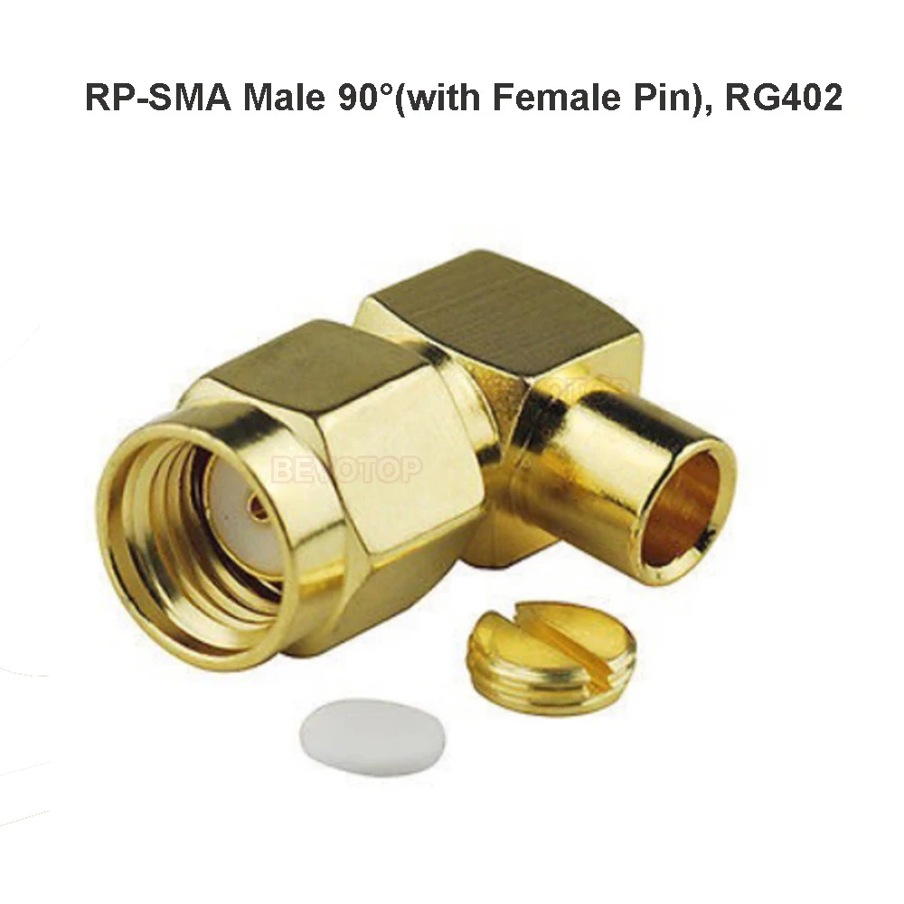 10 шт./лот RG402 RP-SMA / SMA штепсельная вилка паяльный разъем для Φ RG141 RF коаксиальный