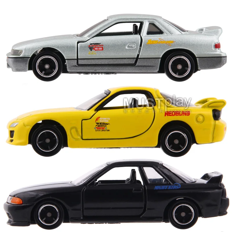 Модель автомобиля TOMYTOMICA Initial D 145 168 Toyota AE86 FC Kai Jie FD3S Nissan GTR из сплава декоративная