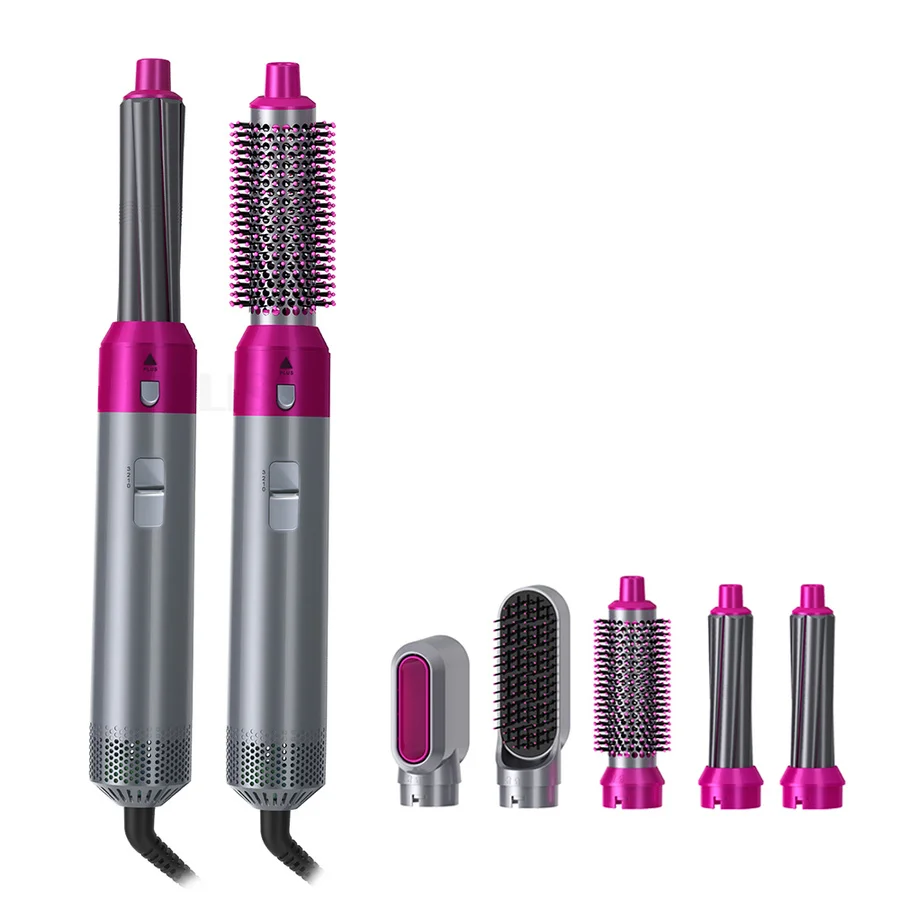 

5 IN 1 One Step Hair Dryer Volumizer Electric Blow Dryer Hot Air Brush Hair Straightener Curler Comb for Women Hair Styling Tool