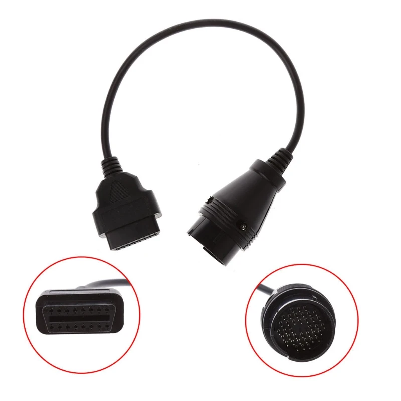 Автомобильный комплект OBD2 38 Pin To 16 разъем диагностического кабеля адаптер для