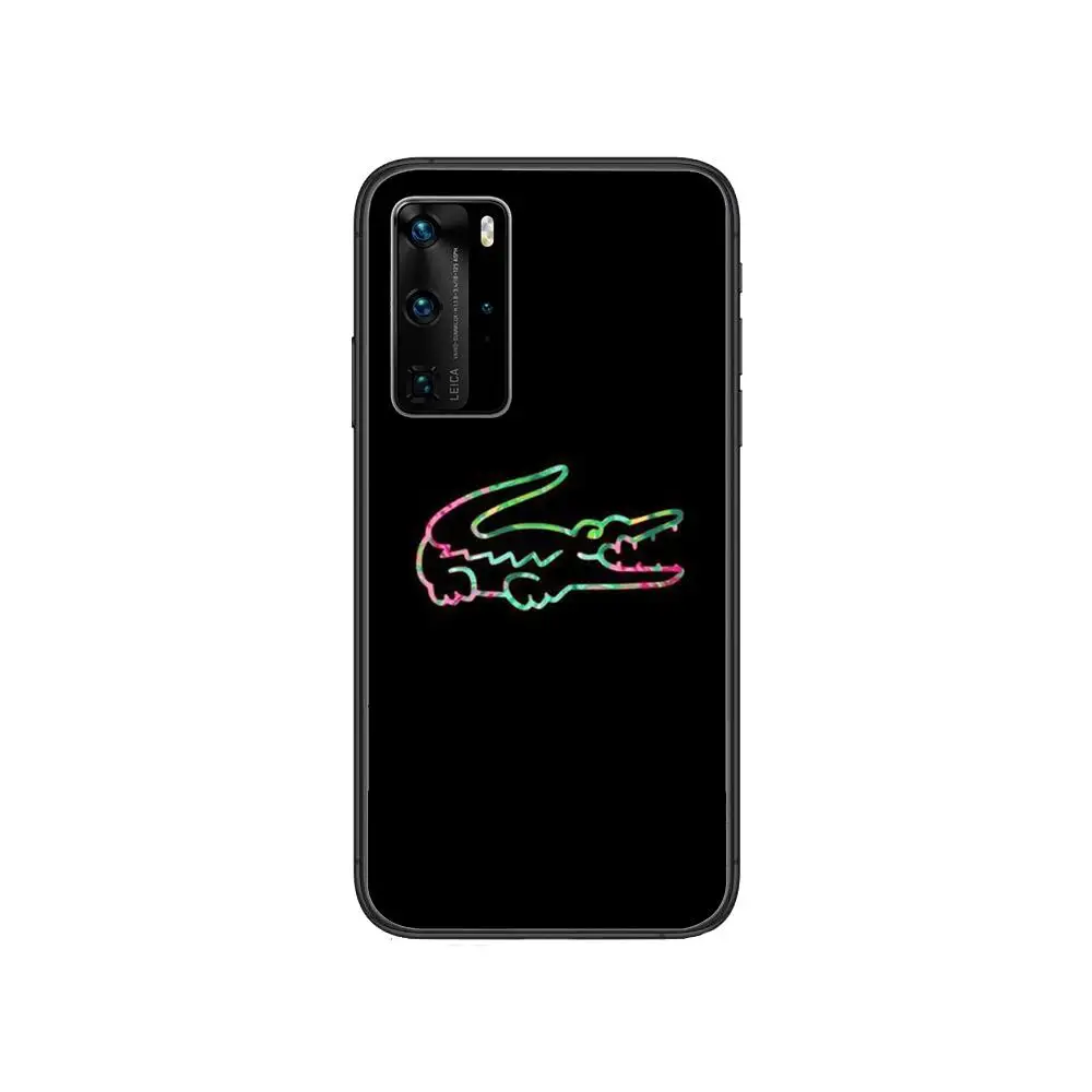 

Luxury art L-Lacoete marca Phone Case For Huawei P 40 30 20 10 9 8 Lite E Pro Plus Black Etui Coque Painting Hoesjes comic fas