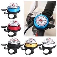 new creative bicycle bell cycling sport handlebar accessory road bike compass pattern rings bicycle handlebar bell dropship