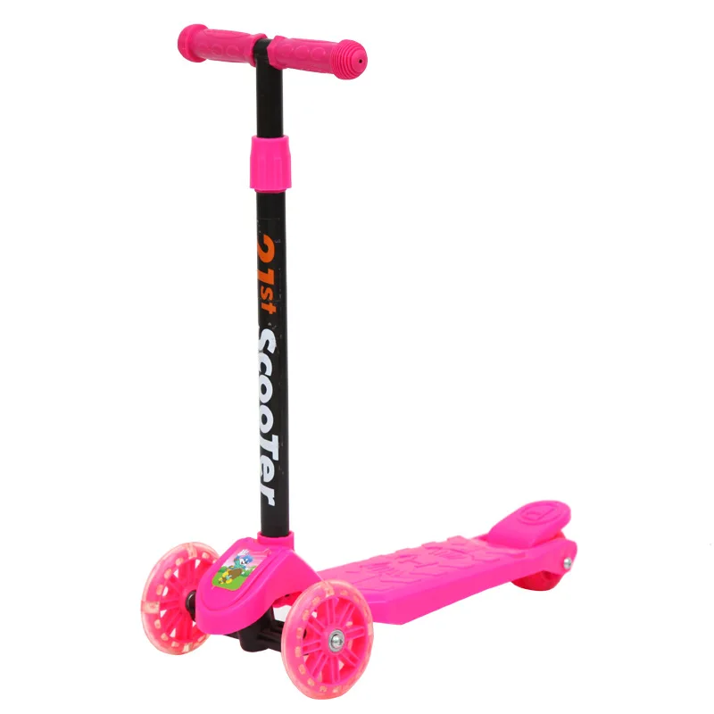 Kiddie scooter bike 4-wheel flash 2-3-6-12 year old baby kid beginners can skate | Игрушки и хобби