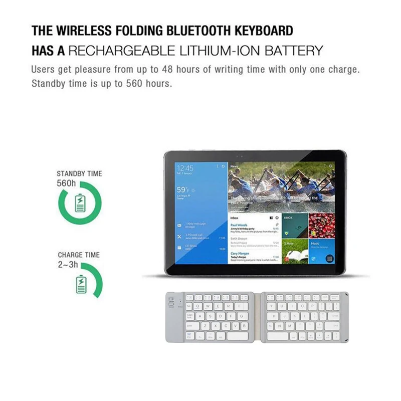 Беспроводная клавиатура/Bluetooth-клавиатура для Android/Windows/IOS беспроводная