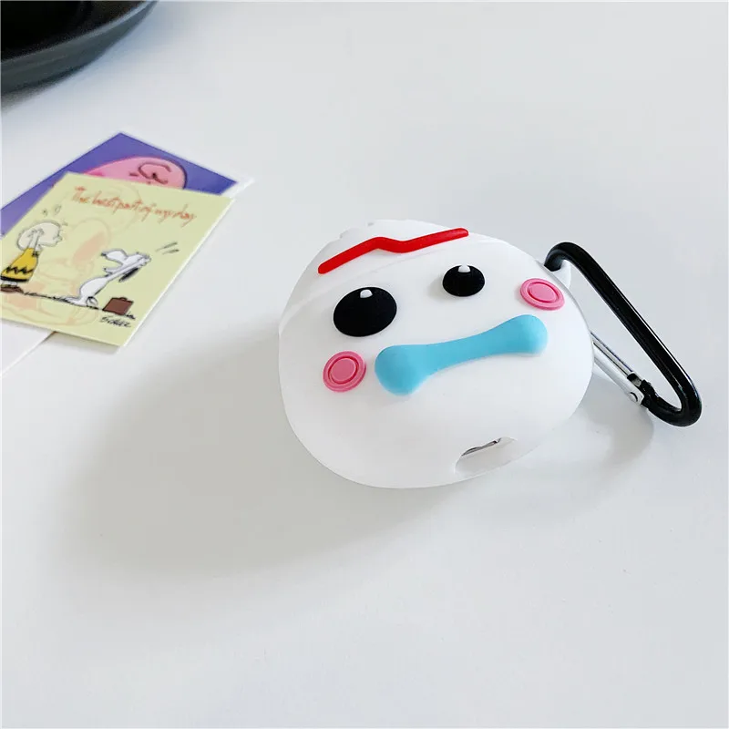 Милая история игрушек мультфильма форки брелок Bluetooth наушники чехол для Airpods милый защитный Брелок «Обложка» для Airpods аксессуары