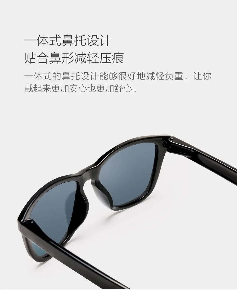 Xiaomi Mijia классические солнцезащитные очки модные очки TAC поляризованные линзы черные солнцезащитные очки Защита от ультрафиолетовых лучей для вождения для путешествий очки