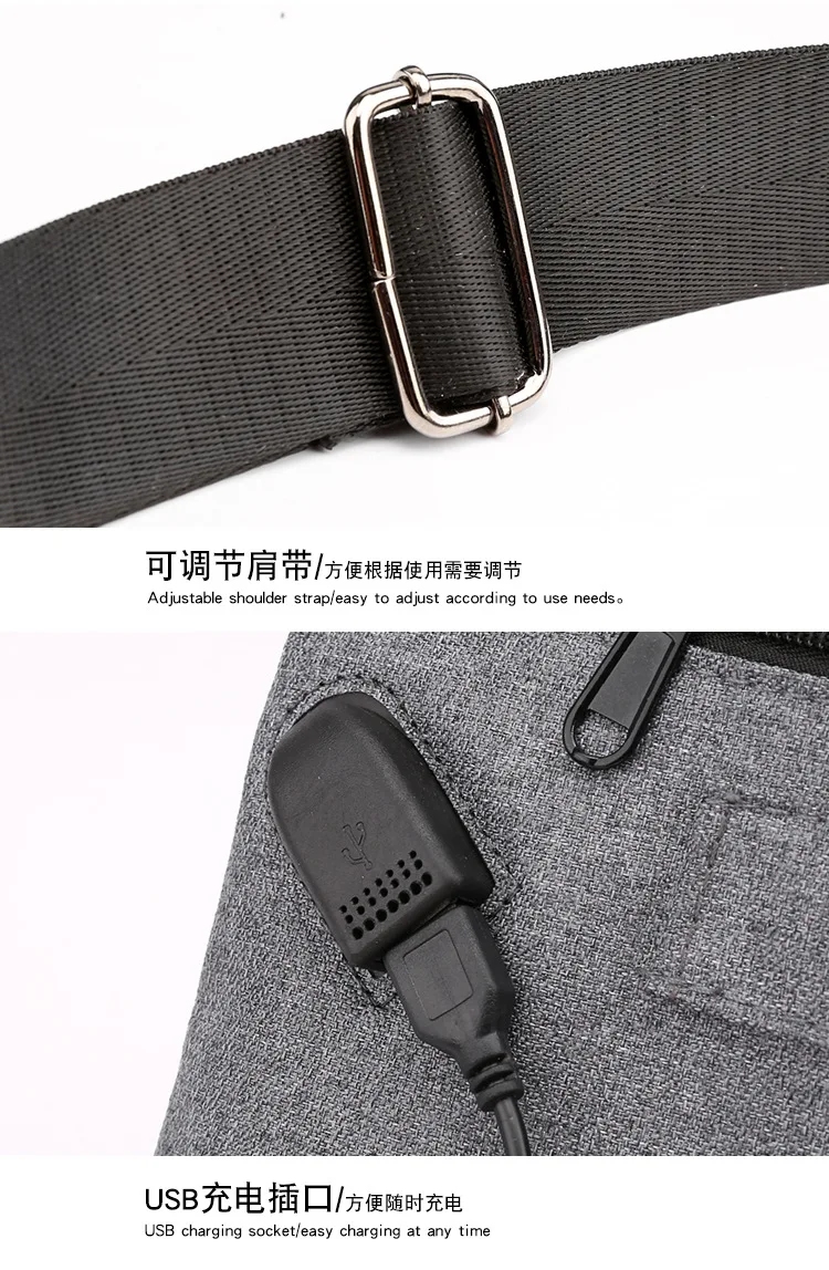 new men's shoulder bag outdoor sports chest bag casual multi-function Messenger bag
