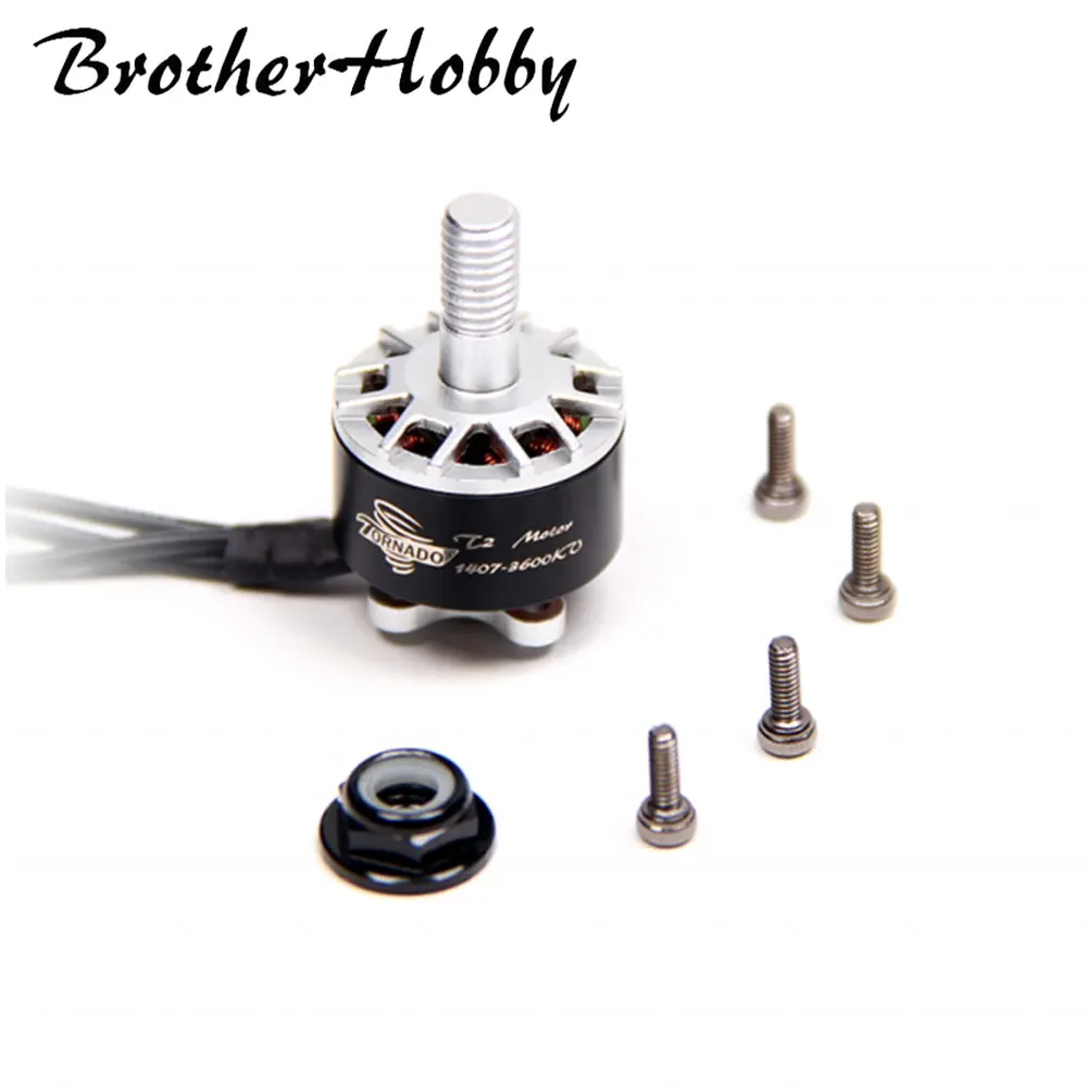 Brotherhobby Tornado T1 1407 2800KV/3600KV/4100KV 4S Racing Edition бесщеточный двигатель для RC FPV Drone | Игрушки и