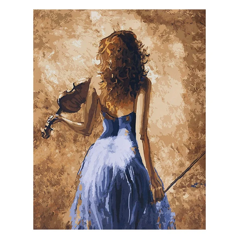 Набор для рисования по номерам сделай сам акриловая краска детей и начинающих 16