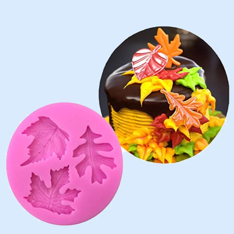 Кленовый лист силиконовые формы Дизайнер DIY 3d стеновые панели глина бетонные для