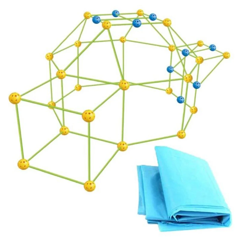 Форт строительный детский форт строительные замки туннели палатки подарок для