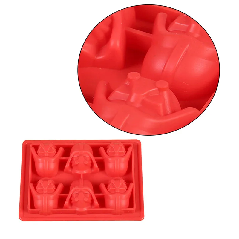 Креативный StylingFun Звездные войны Дарт Вейдер коктейли силиконовая форма льда