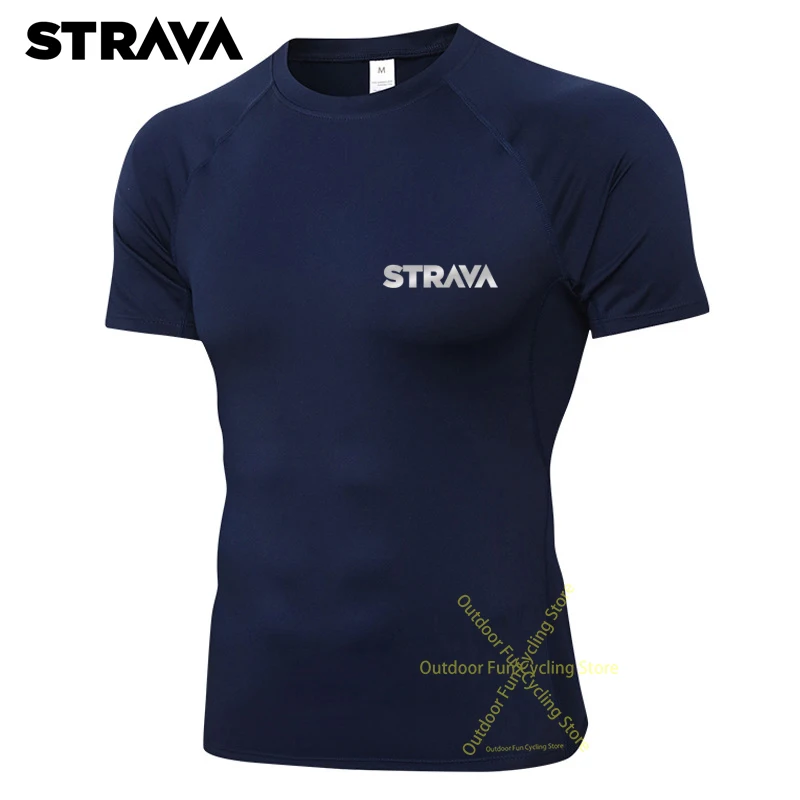 

Cycling Clothing Quick Dry Stretch Breathable Cycling Short Sleeve Shirt Men Fitness Running Training Anti-Sweat Cycling Clothes