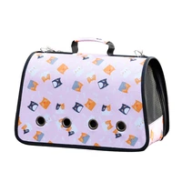 portable pet carrier canvas cat dog travel large space outdoor shoulder bag animal breathable mesh cover transport handbag