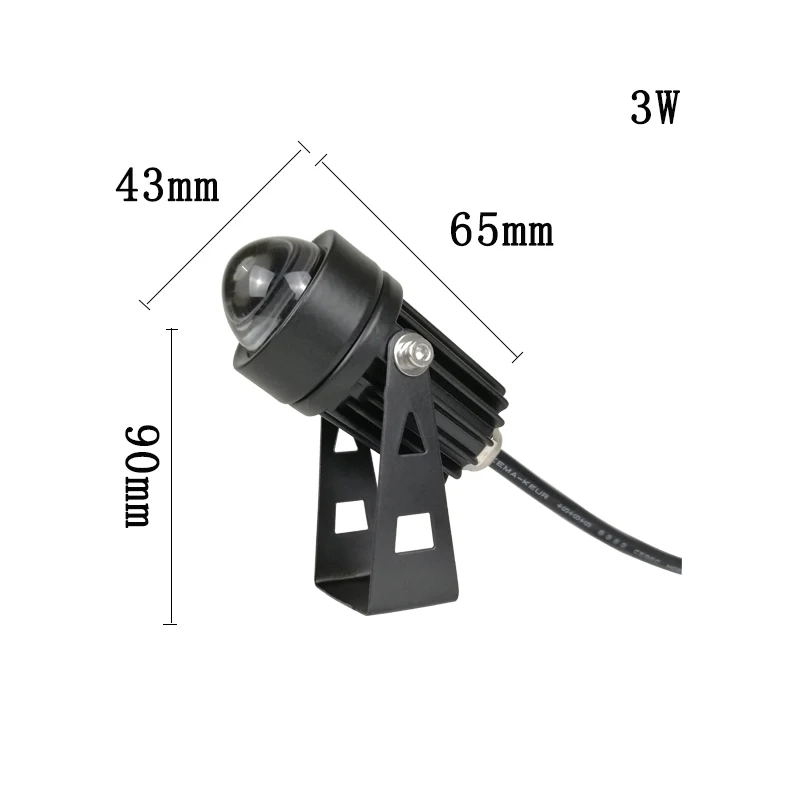 Светодиодный светильник для газона RGB 3 Вт/10 Вт настенный водонепроницаемый