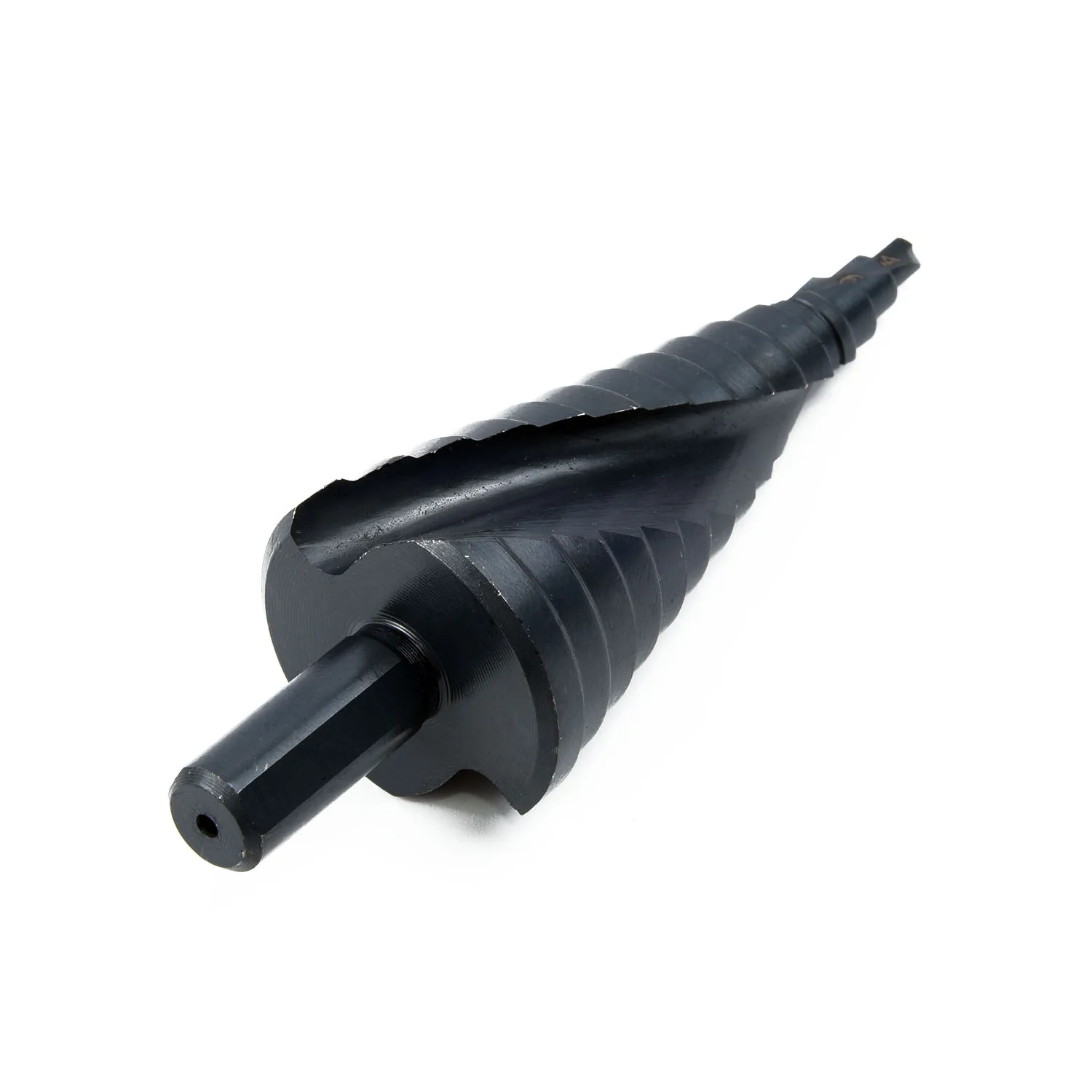 

HSS Spiral Step Cone Drill Bit Metal Hole Cutter Titanium Nitride Coated 4-32mm High Speed Steel Spiral For Metal Cone Triangle