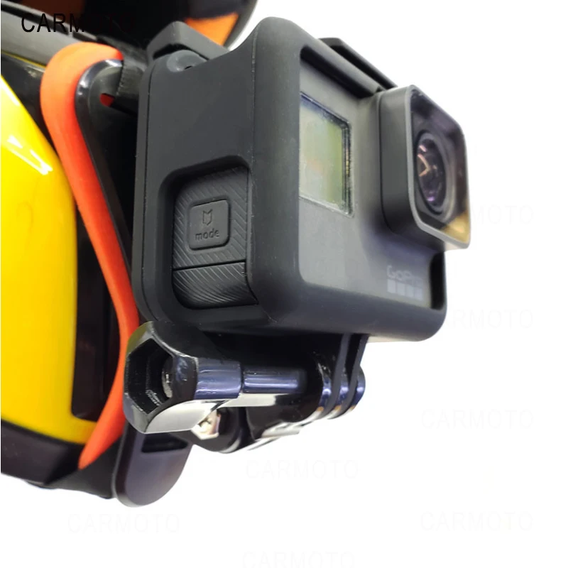 Регулируемый мотоциклетный шлем подбородок крепление для GoPro держатель камеры набор портативный strongнагрузка емкость легкий легко установить фиксированный