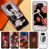 anime japanese attack on titan black phone case for xiaomi civi play mix 3 a2 a1 6x 5x poco x3 nfc f3 gt m3 m2 x2 f2 pro c3 f1
