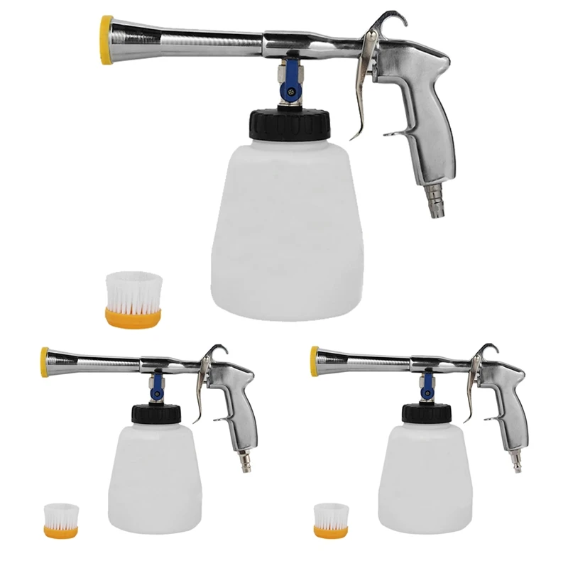 

High Pressure Car Wash Water-Gun for Tornador Washer Auto Interior Deep Detailing Cleaning Machine Sprayer-Gun with Brush
