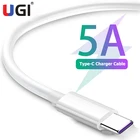 Супербыстрое зарядное устройство UGI 5A, кабель USB C, быстрая зарядка 3,0, Type C, зарядка для Samsung S20, S21, Xiaomi 11, 10, Oneplus 8t, HTC Realme