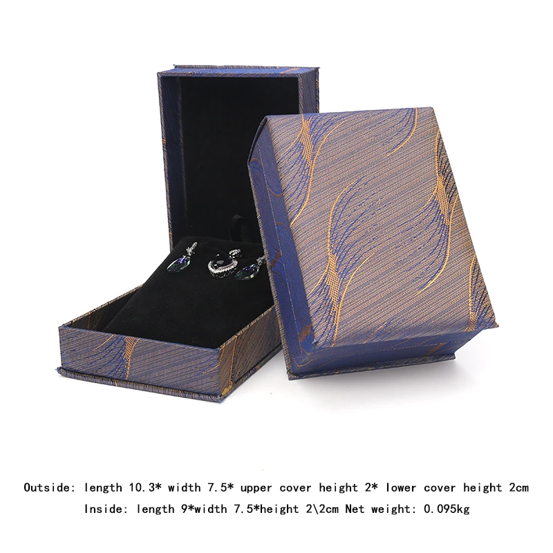 

Шкатулка для ювелирных украшений Женская, фиолетовый золотой Шелковый органайзер для браслетов, колец, для влюбленных, подарок на помолвку