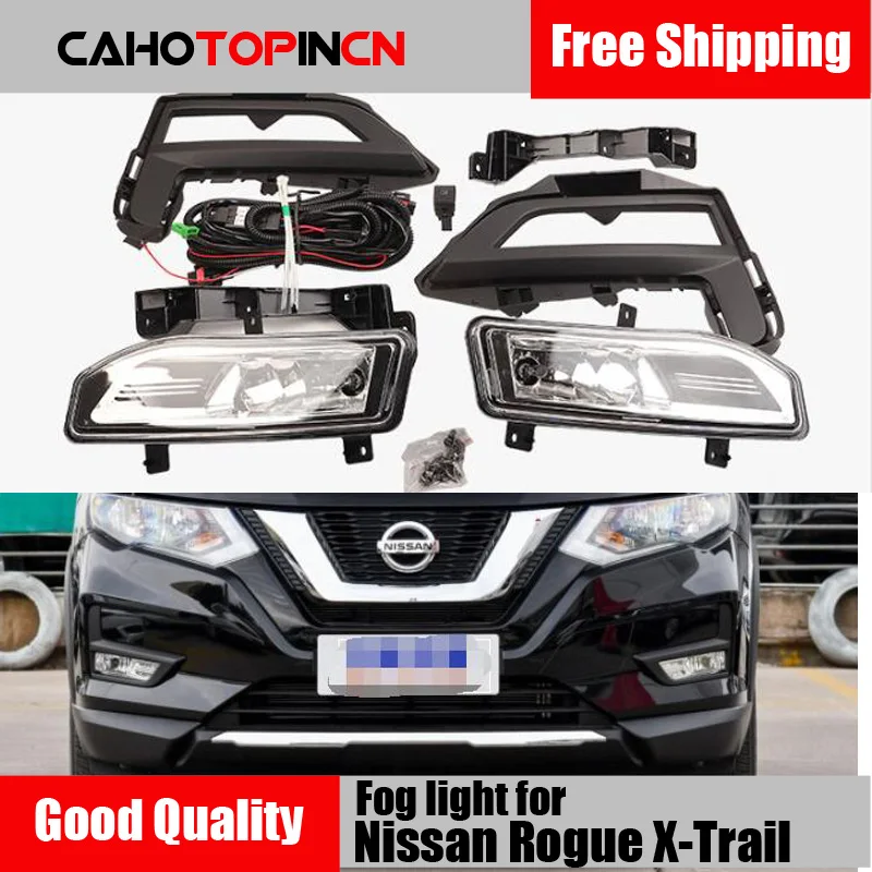 1 комплект передние противотуманные фары светильник s для Nissan Rogue X Trail 2017 2018 2019
