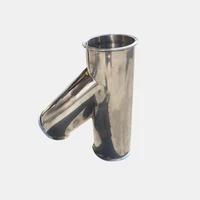 102mm pipe od 4 tri clamp oblique y shaped 3 way sus 304 stainless sanitary fitting spliter homebrew beer wine