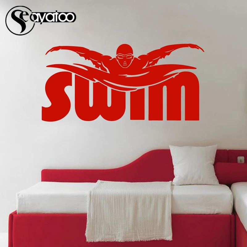 Виниловая наклейка на стену в виде Спортивного игрока 48 Х100 см|stickers home|kids bedroomvinyl