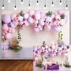 Avezano фон для фотосъемки на 1-й День рождения воздушные шары торт разбивать портрет девушки фотостудия реквизит фотозона