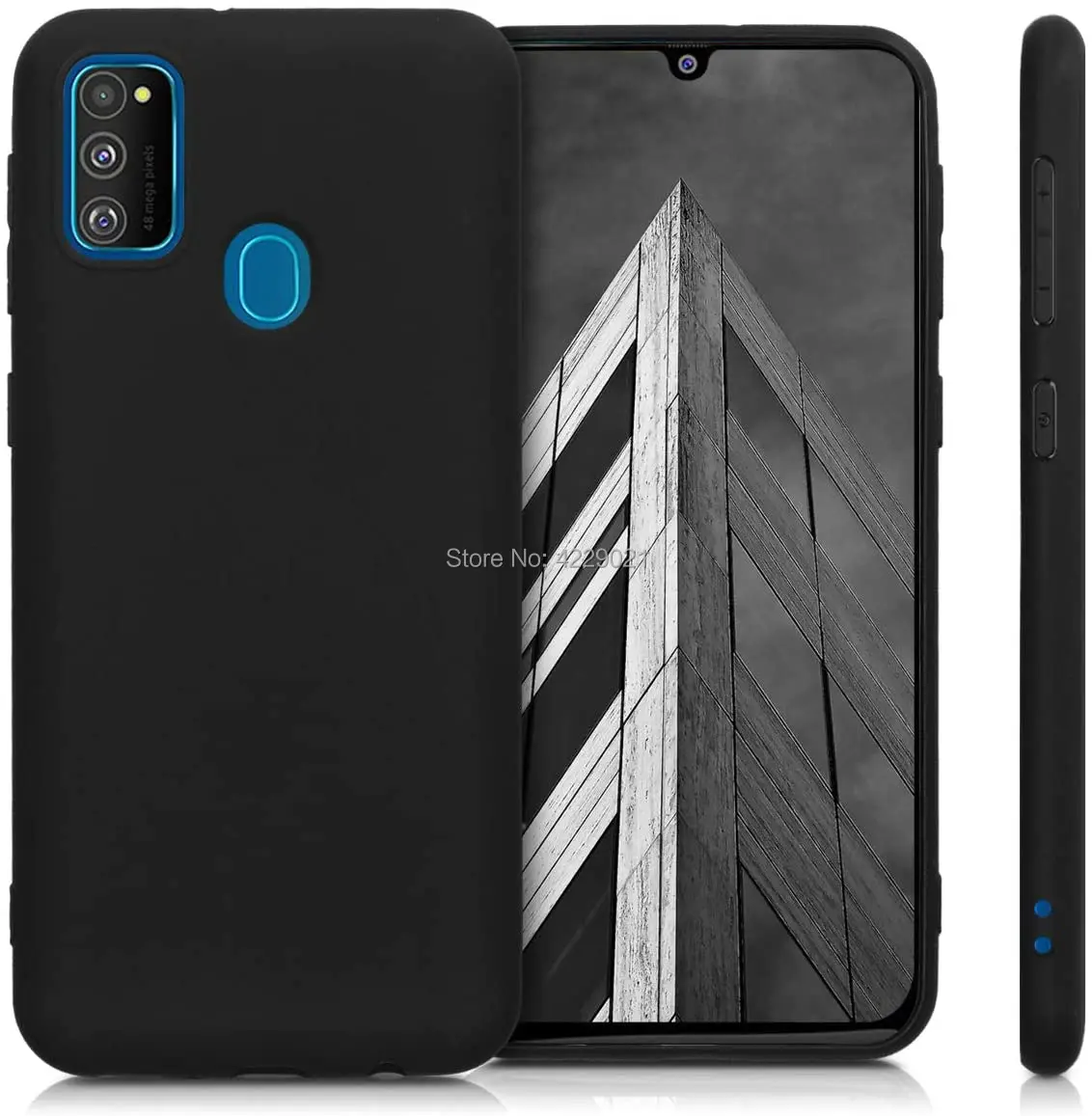 Мягкий чехол для Samsung Galaxy M21 Ультратонкий матовый из ТПУ телефона 2020 M215FCase|Бамперы|