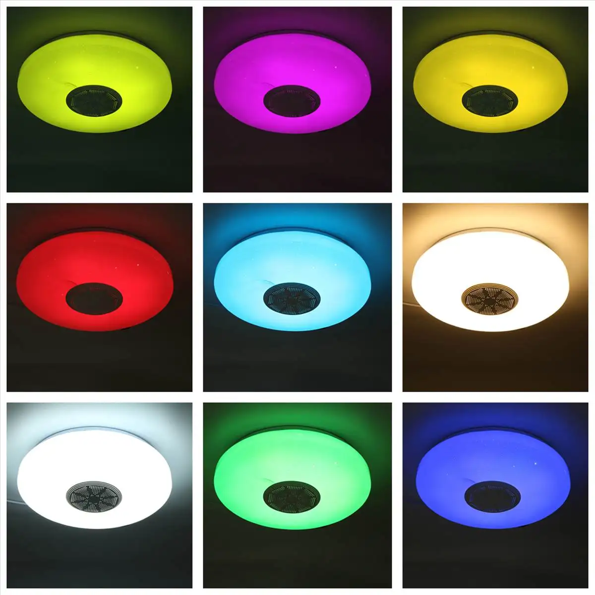 

72W Modern RGB LED ceiling Lights home lighting APP Bluetooth Music light bedroom lamps Smart ceiling lamp 180-265V 30cm