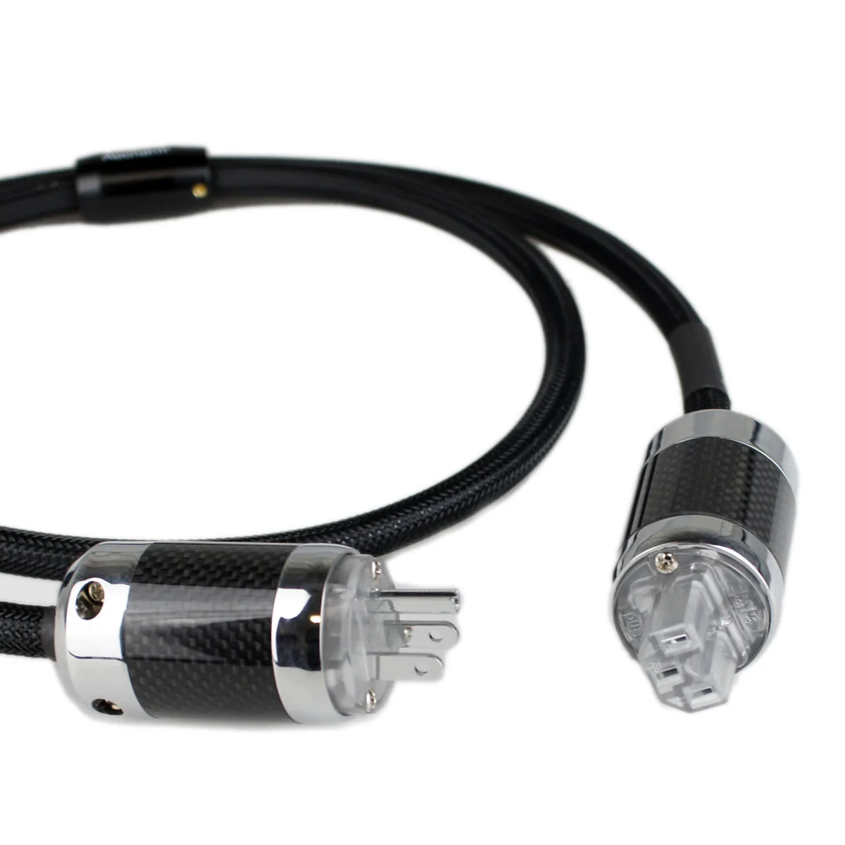 Аудио 4N медный посеребренный кабель питания 7 AWG HIFI Американский Алюминиевый