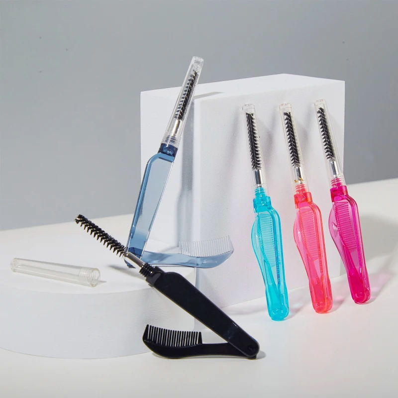 

1pc Mini Dual-purpose Stainless Steel Comb Eyelash Brush Eyelash Comb Eyebrow Comb Multifunction Makeup Tools Mascara Brush