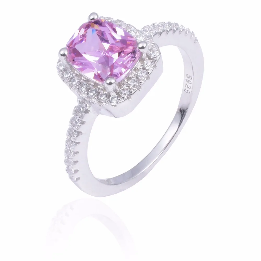 Промо Акция! 7 $ Настоящее твердое 100% Стерлинговое Серебро 925 пробы свадебные