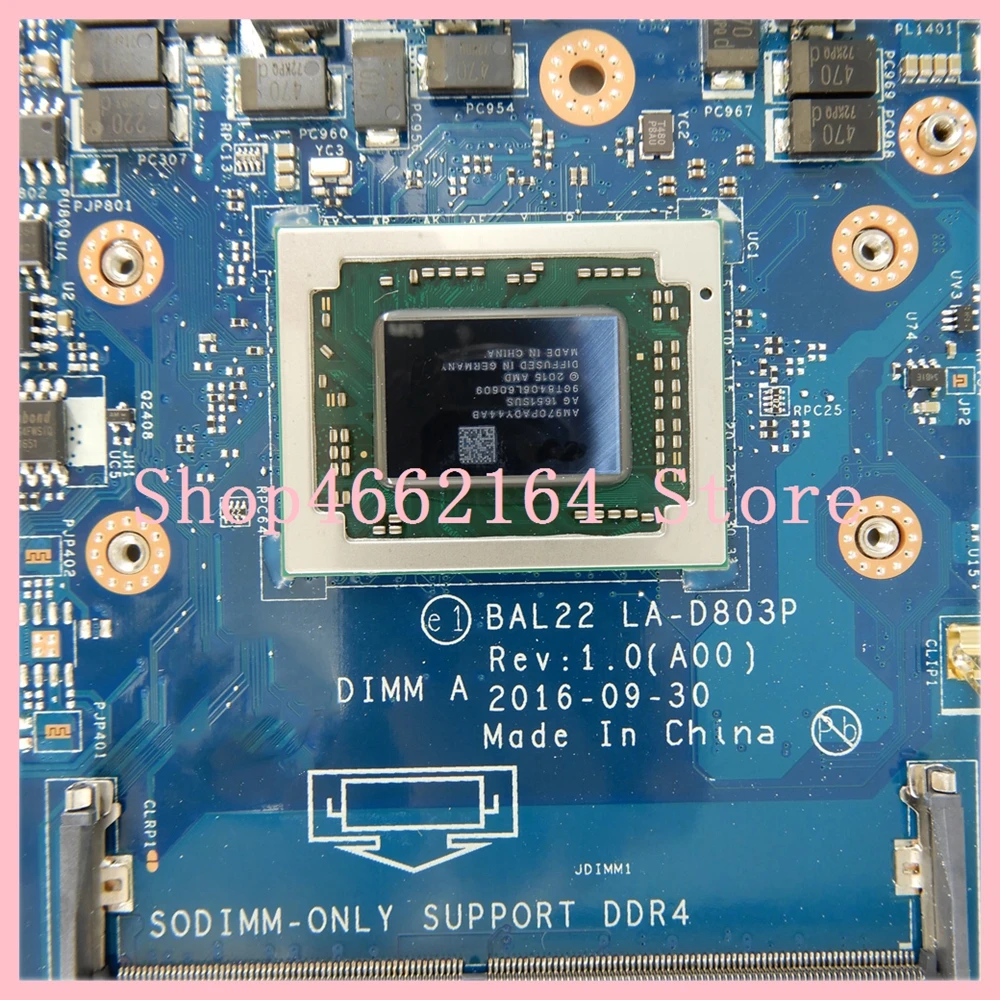 Материнская плата BAL22 материнская для DELL 5565 5765 ноутбука тест на материнскую плату