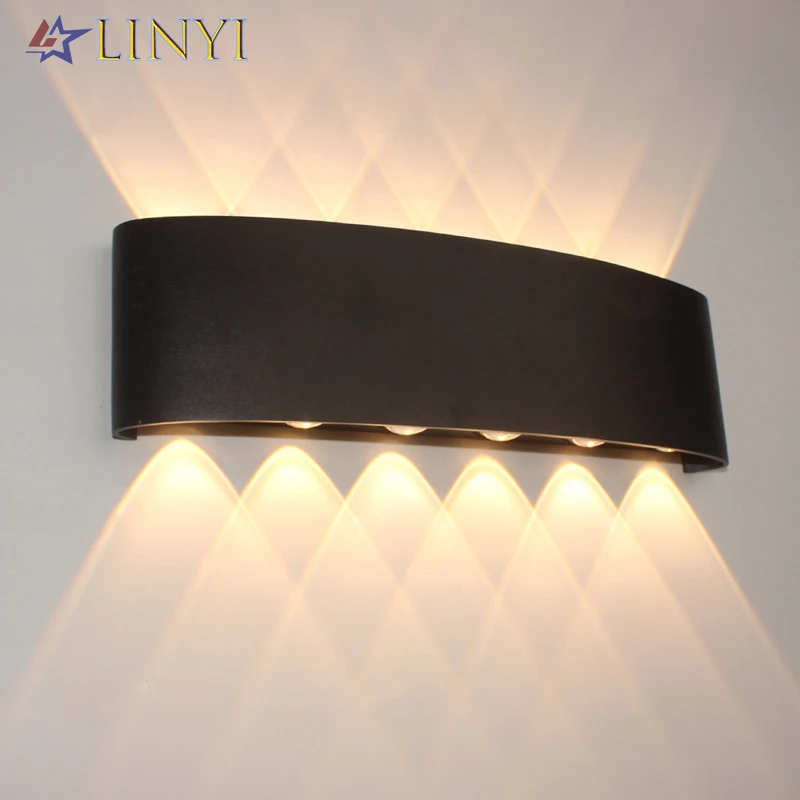 

Aluminum Outdoor LED Wall Lamps IP65 Waterproof Up Down Wall Light for Home Stair Bedroom Bedside Bathroom Corridor Porch Lights