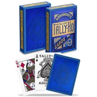 tally ho metalluxe playing cards uspcc bicycle blue deck poker size card games magic tricks props for magician