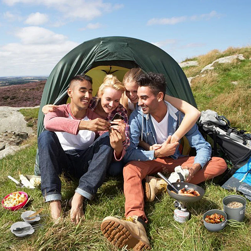 

Ульсветильник посуда для кемпинга из алюминиевого сплава, посуда, посуда для готовки на открытом воздухе, чайник для пикника, чайник, сковор...