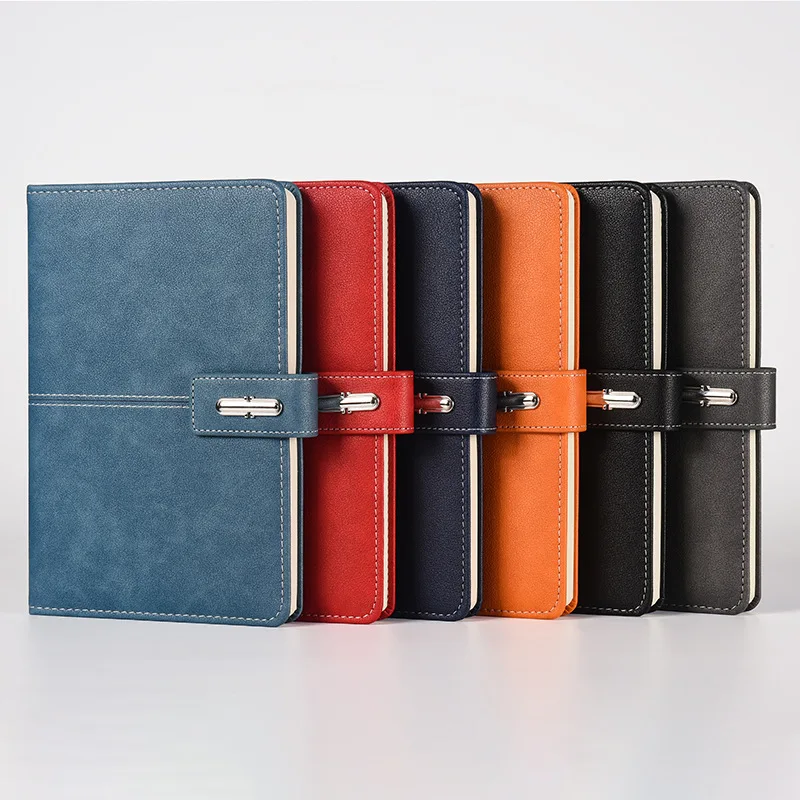 5 в 1 Простой деловой блокнот А5 подарочный набор из искусственной кожи для работы