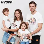 Ид аль-Адха летний сочетающийся образ семья Мама Дети футболки наряды отец для мамы, сына, дочери наряды Хлопок Мама и я одежда