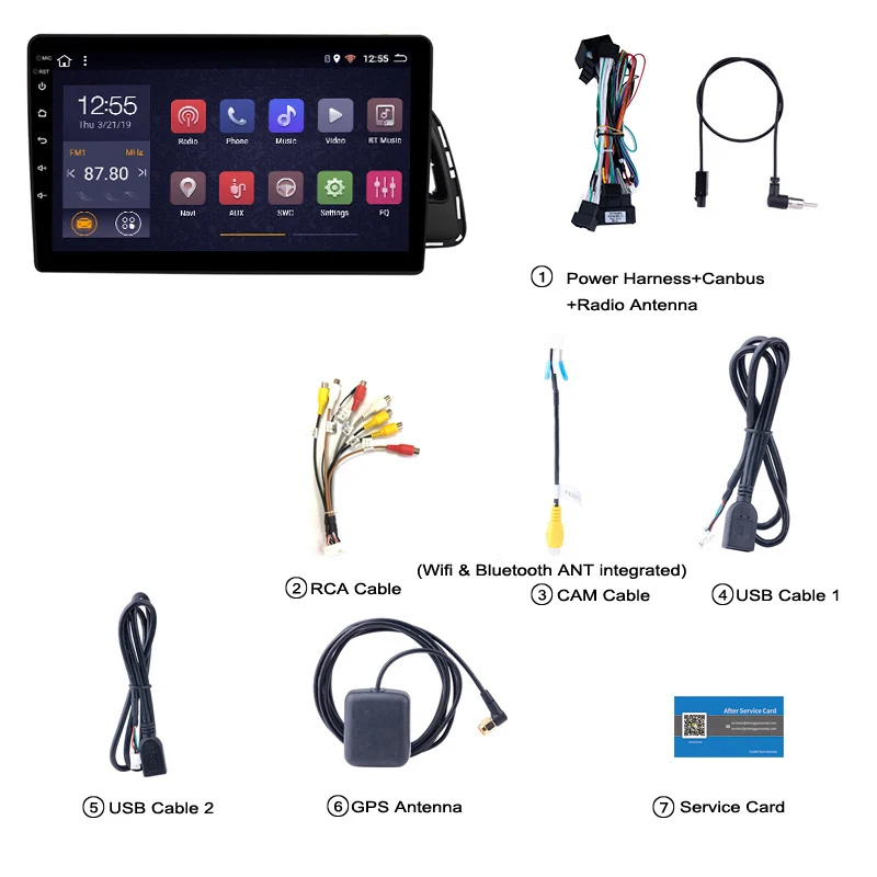 

For Audi Q5 2010-2018 Car Radio Multimedia Video Player Navigation GPS Android 8.1 Accessories SWC BT WIFI Sedan No dvd