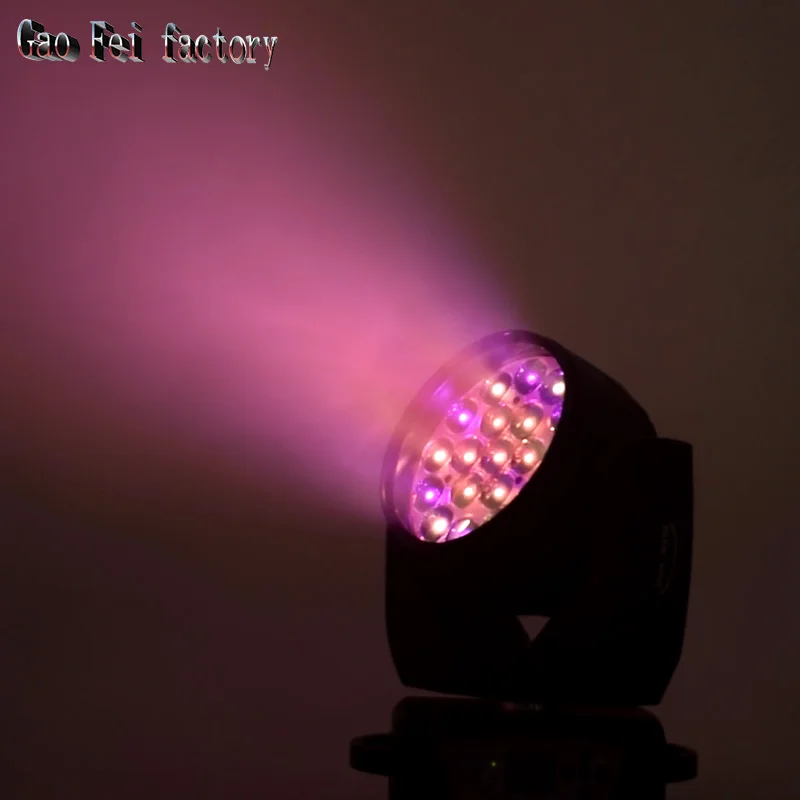 19*12 Вт Led RGBW мыть/зум свет 16 каналов DMX512 движущийся головной свет профессиональное освещение сцены и DJ/вечерние/сценический эффект освещения