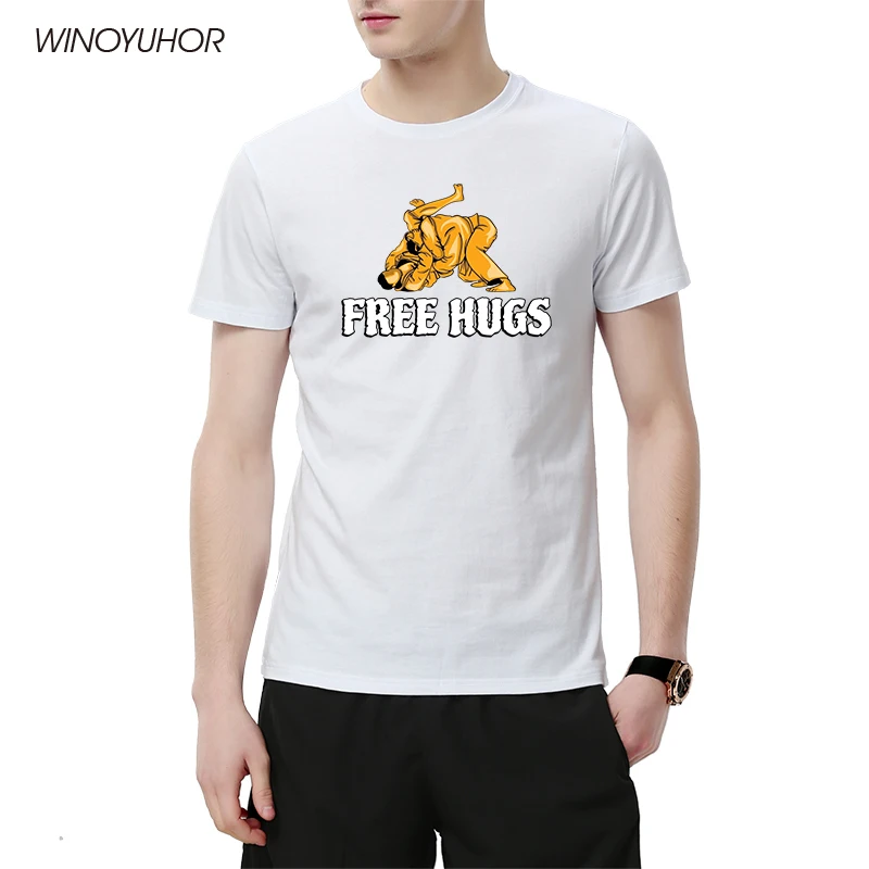 Футболка мужская оверсайз с забавным принтом хлопок дзюдо стиль японского