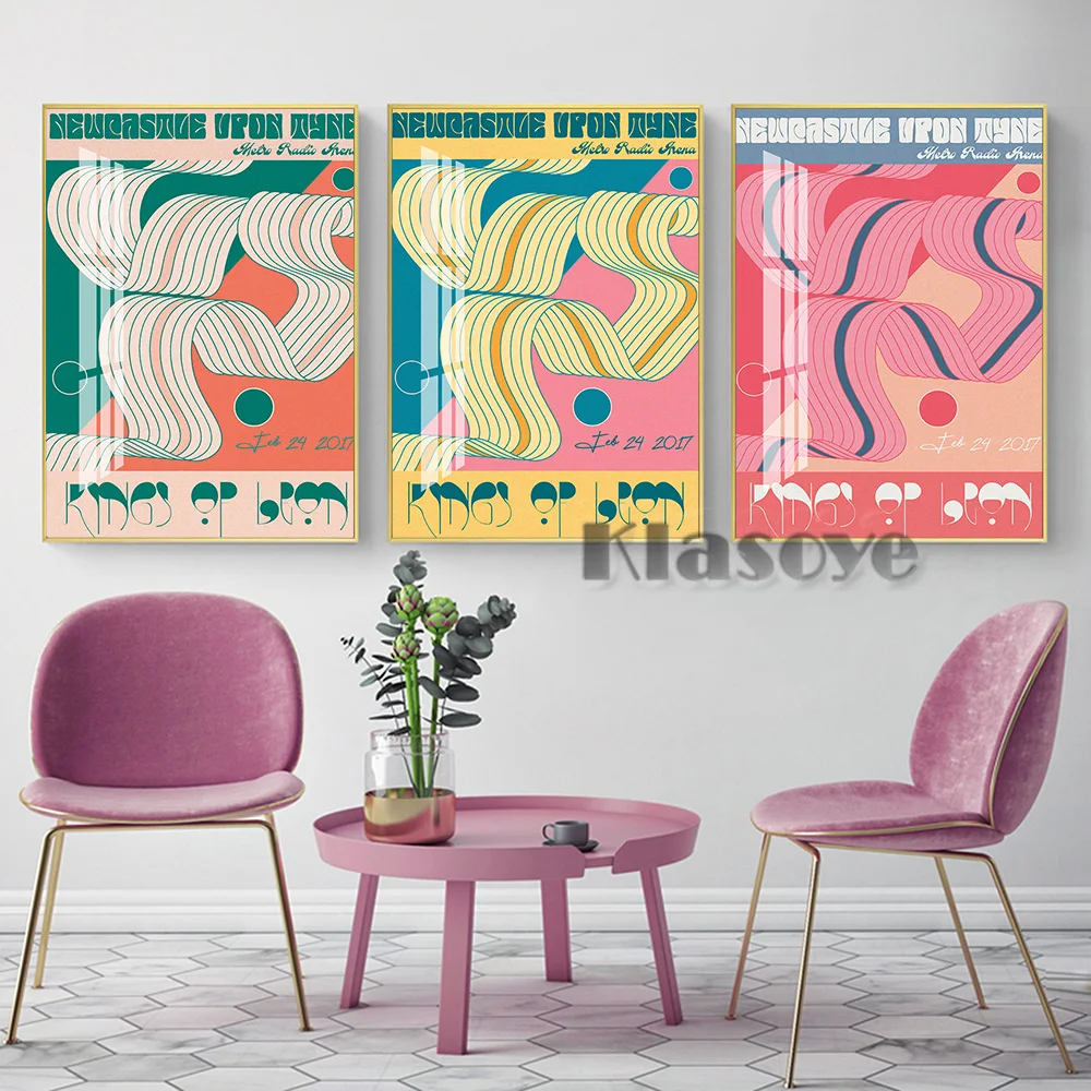 

American Rock Band Poster Electrophonic Music Prints Wall Art Minimalist Picture Canvas Painting Living Room Home Decor Gift