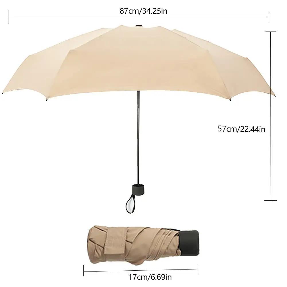 18 видов стилей 180 г Сверхлегкий карманный мини Зонт от дождя ветрозащитный легкий прочный 5 складной зонт и