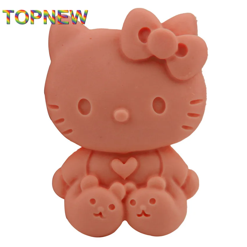 3D мультяшный котенок силиконовая помадка торт Декор форма кухонные аксессуары