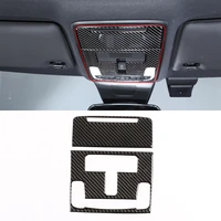 for honda civic 2022 car styling soft carbon fiber front reading light panel sticker 2 piece set car interior accessories